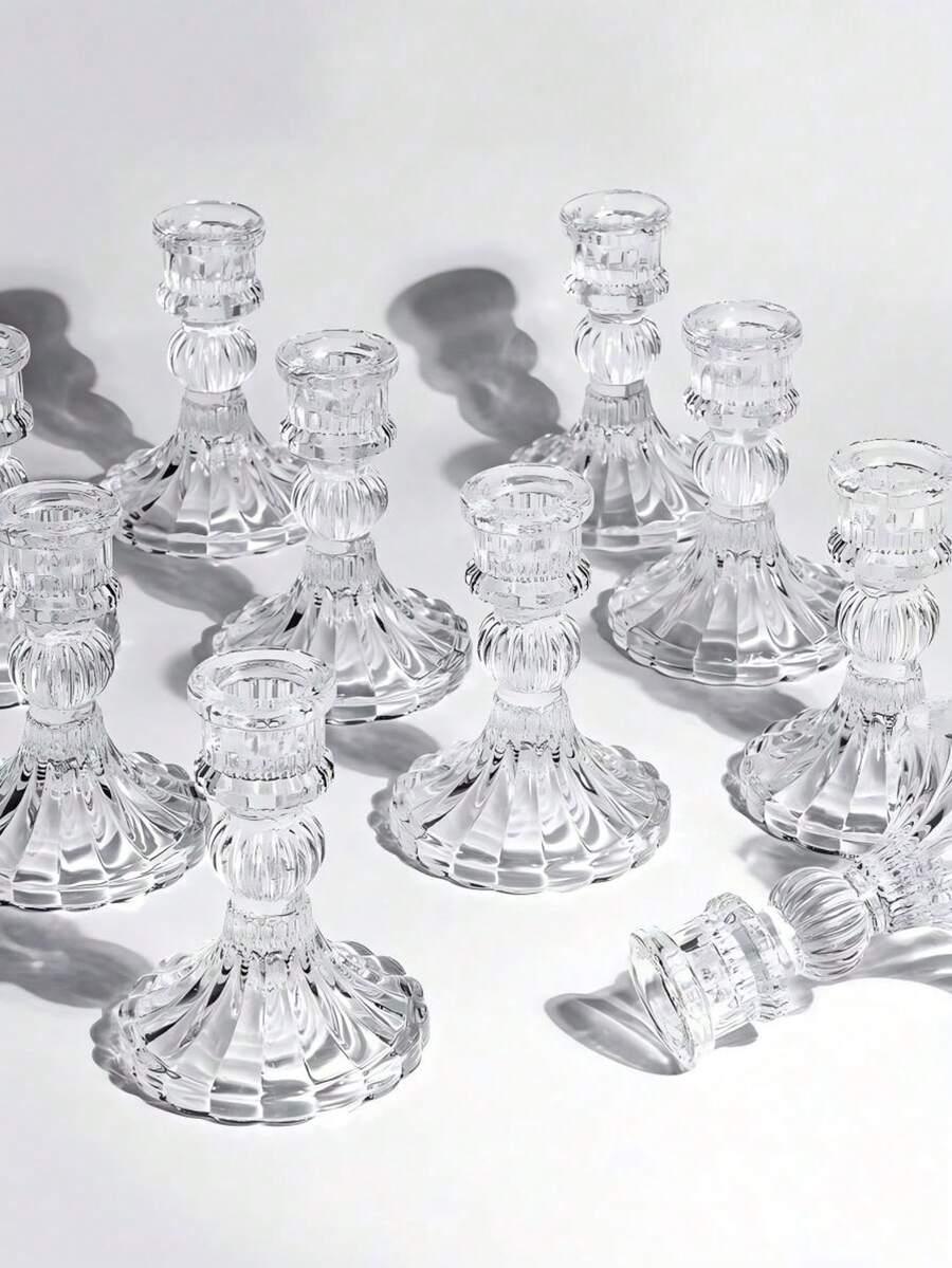 SHEIN SZKLANE ŚWIECZNIK 4-PACK S07