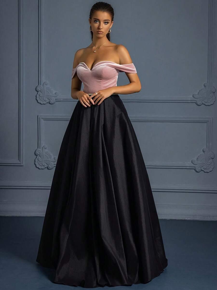 VIPGIRL CZARNA MAXI SUKIENKA S06__XL