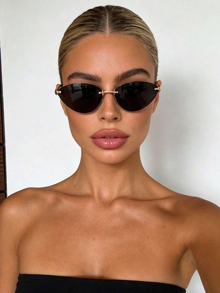 SHEIN OKULARY PRZECIWSŁONECZNE ZDOBIENIE S07