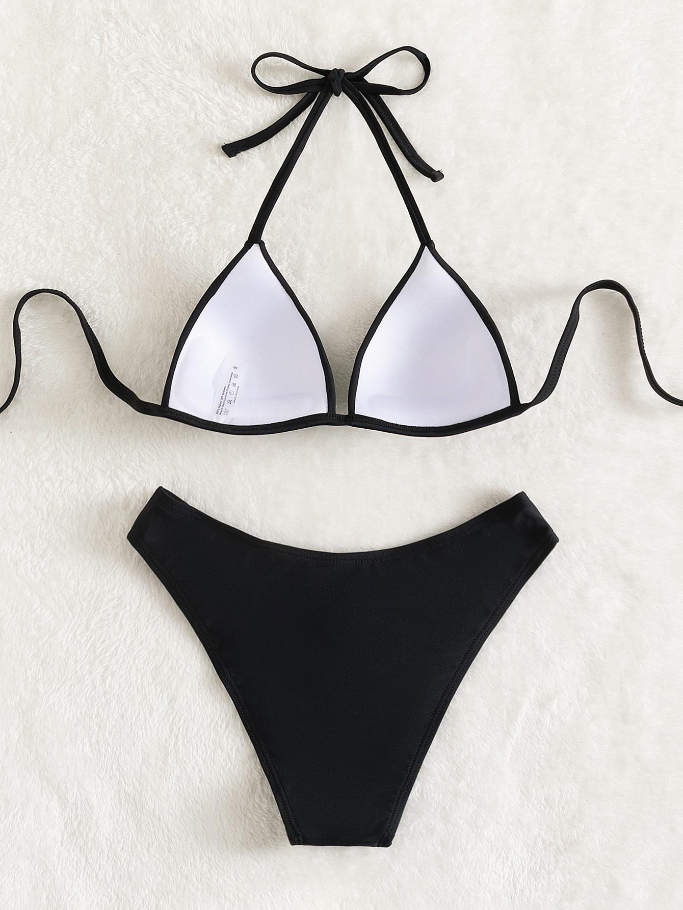 SHEIN DWUCZĘŚCIOWY STRÓJ KĄPIELOWY S09__XL