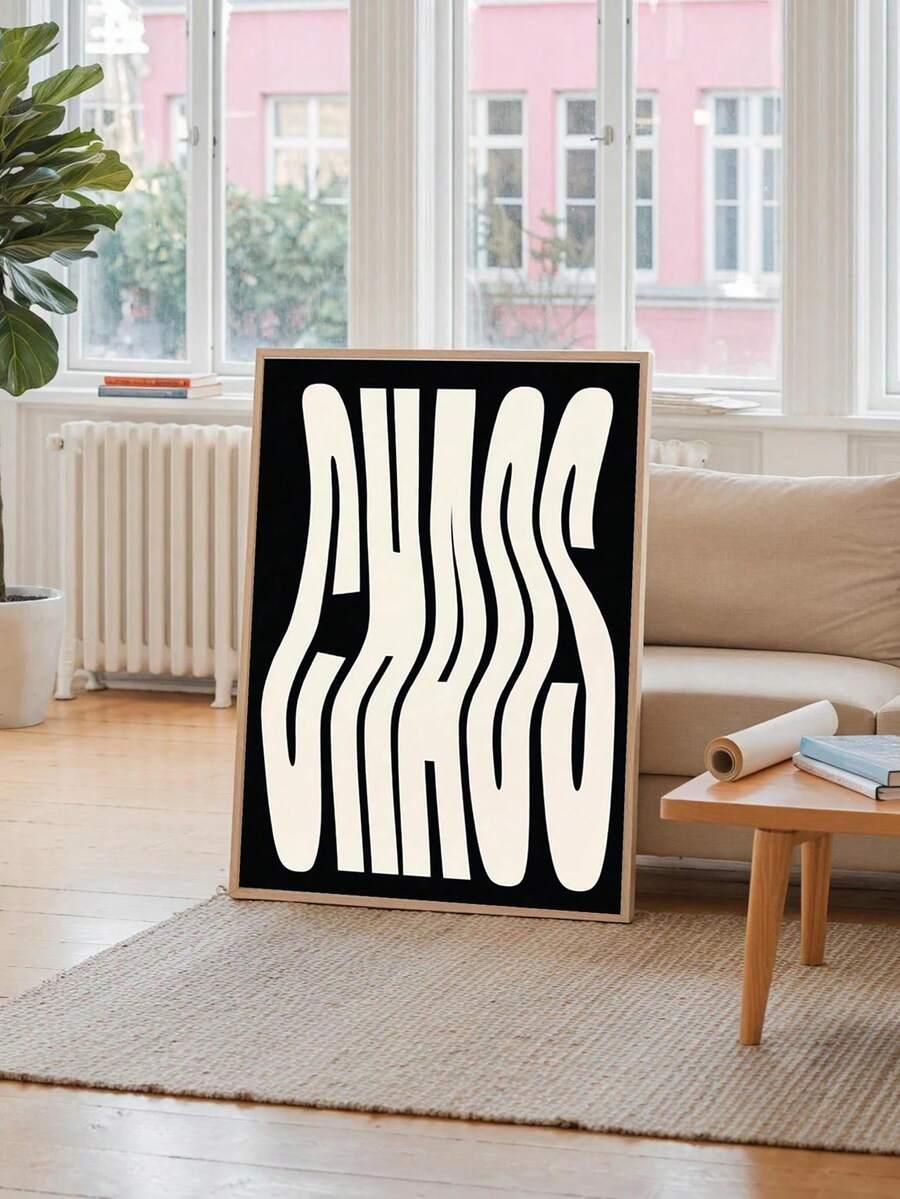 SHEIN OBRAZ NA PŁÓTNIE BEZ RAMY KONTRAST S07__40X60