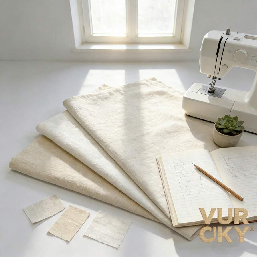 SHEIN BIAŁA TKANINA DO SZYCIA S07__50X155
