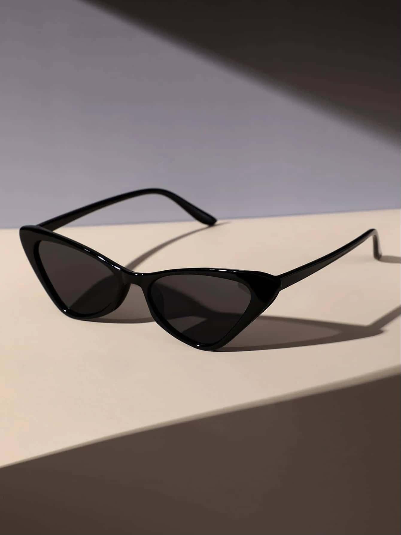 SHEIN CZARNE OKULARY PRZECIWSŁONECZNE S07