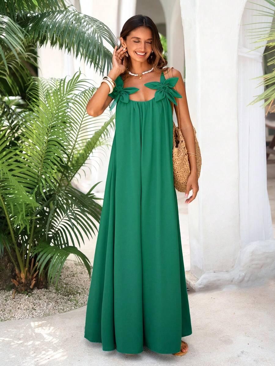 SHEIN ZIELONA MAXI SUKIENKA S06__XL