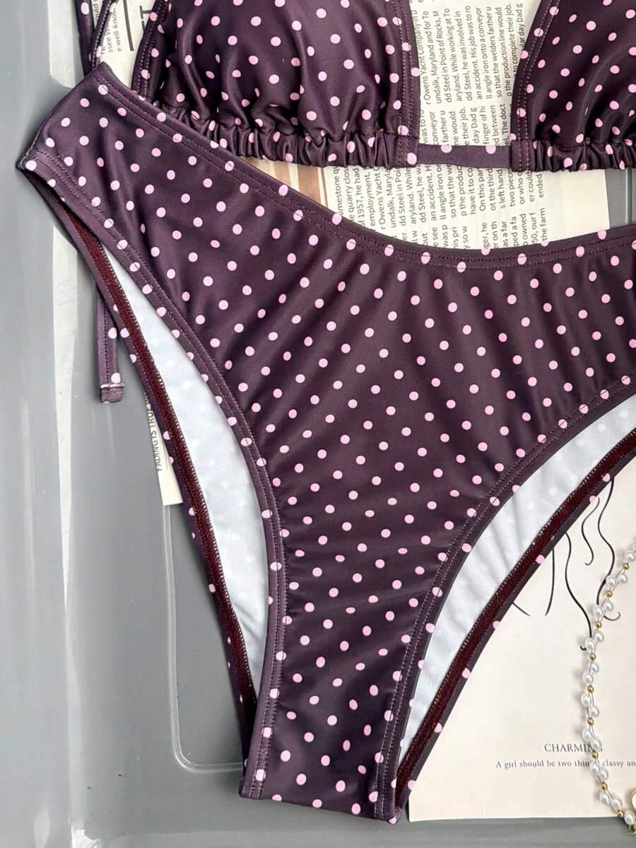 SWIM MOD DWUCZĘŚCIOWY STRÓJ KĄPIELOWY W GROSZKI S09__L