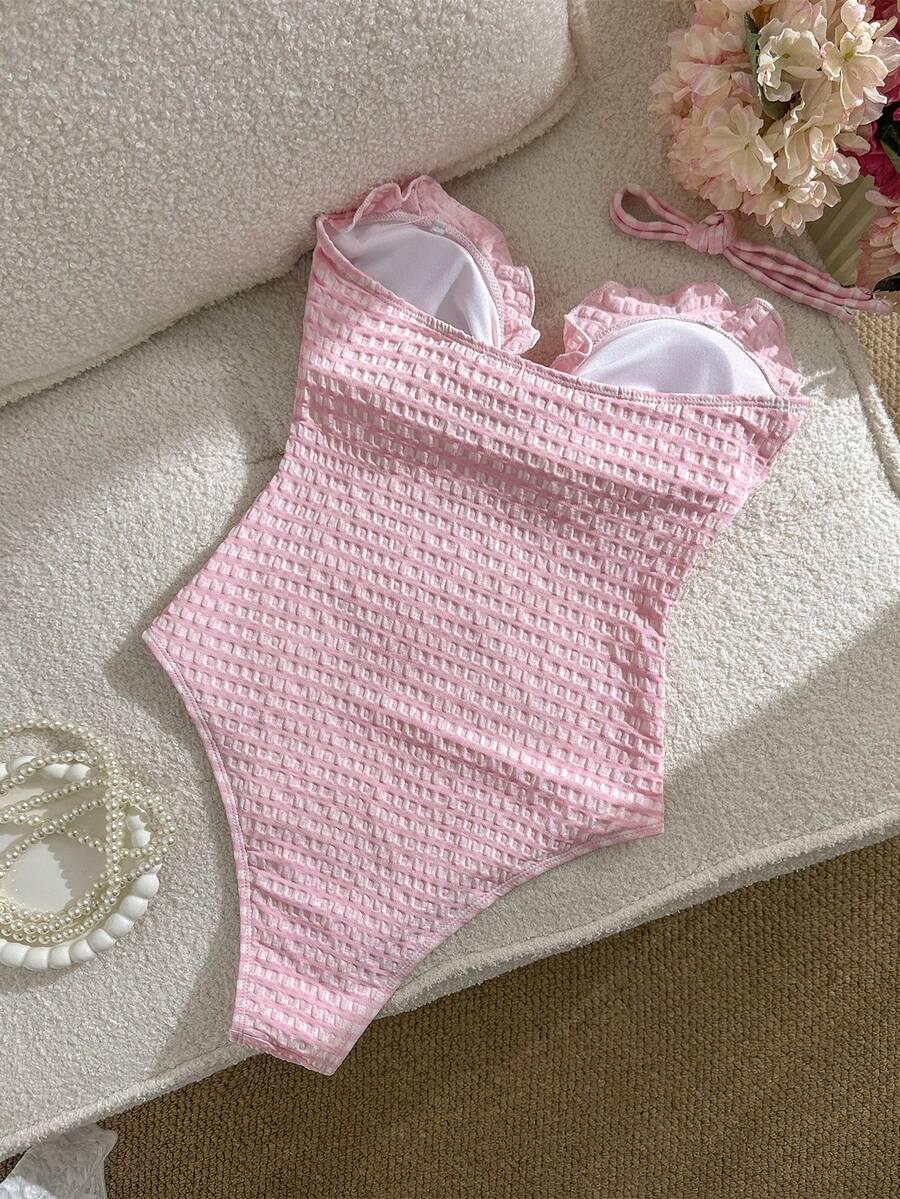 SHEIN STRÓJ KĄPIELOWY JEDNOCZĘŚCIOWY S06__L