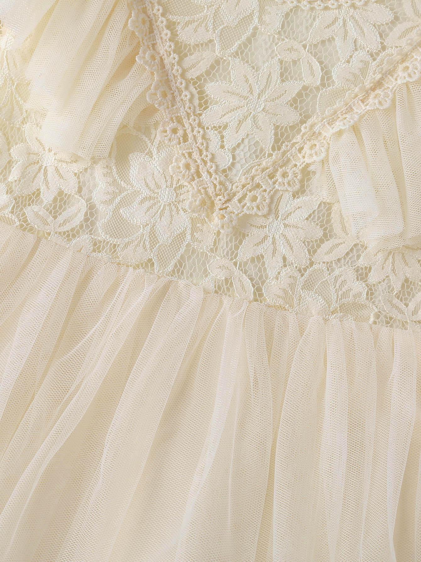 SHEIN BIAŁA SUKIENKA KORONKA S06__90