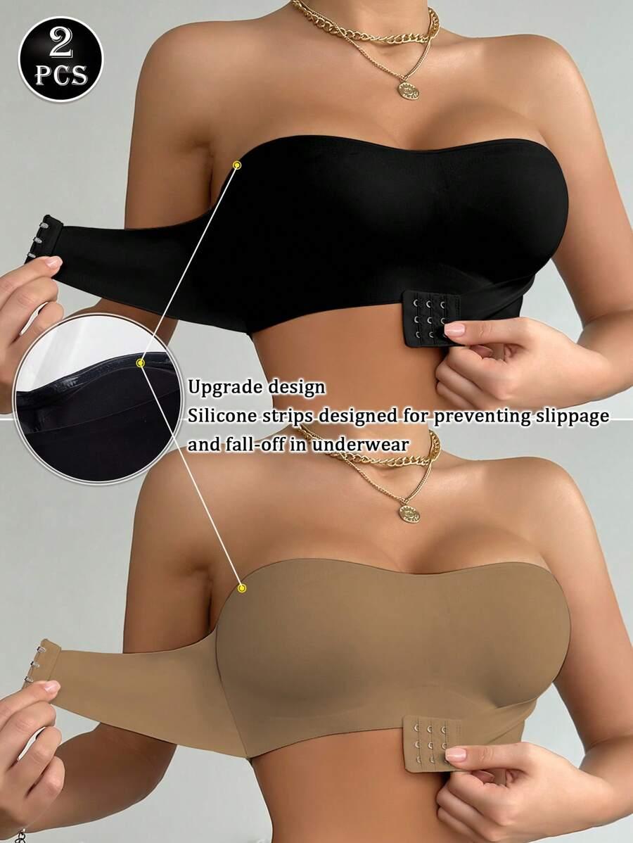 SHEIN GŁADKI BIUSTONOSZ 2-PACK S06__XL