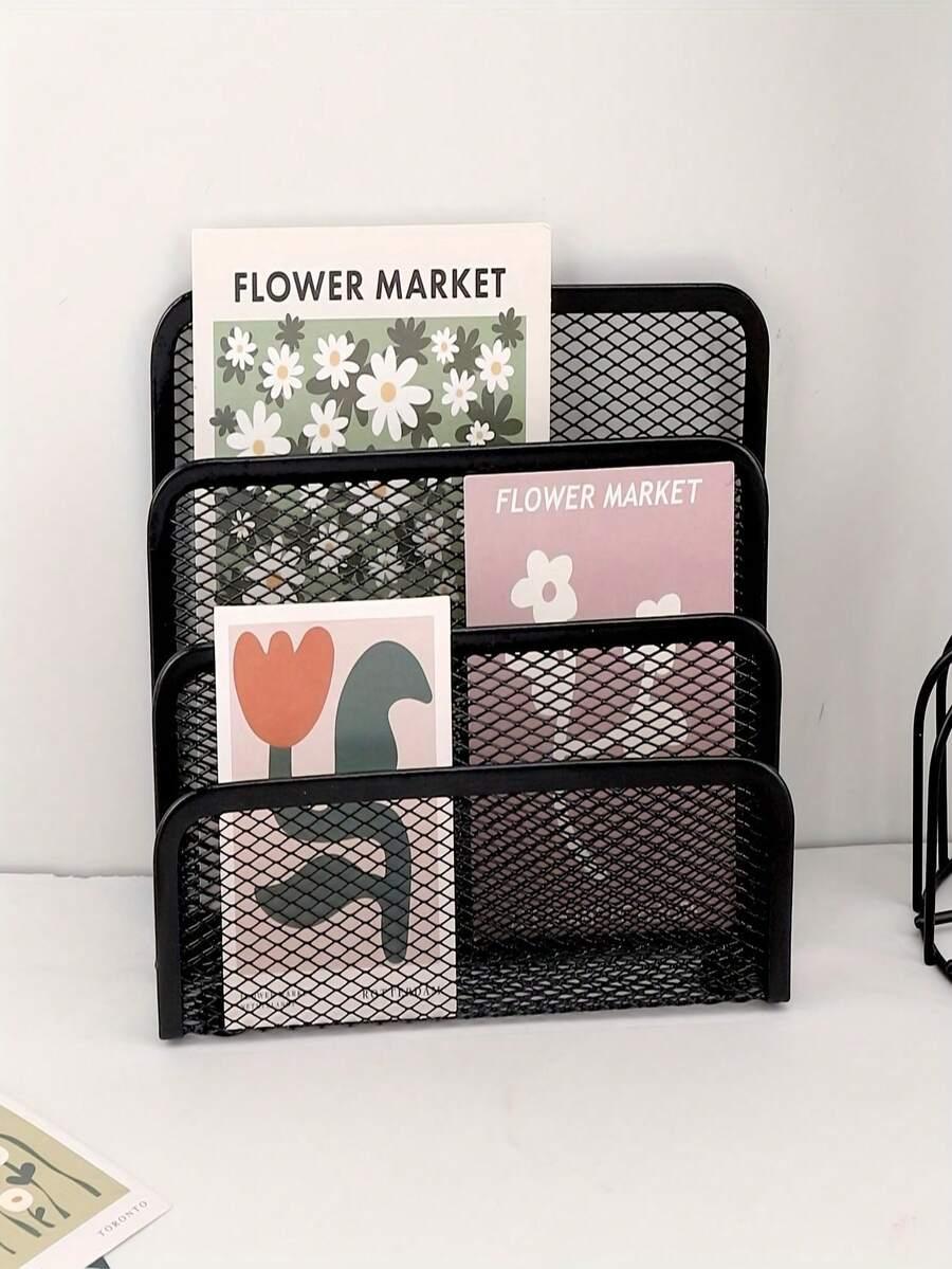 SHEIN CZARNY ORGANIZER NA BIURKO S07__17X9X13