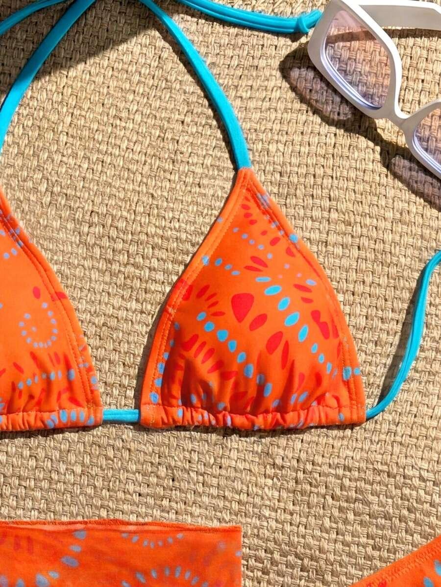 SWIM VCAY DWUCZĘŚCIOWY STRÓJ KĄPIELOWY SPÓDNICA KOMPLET S09__L