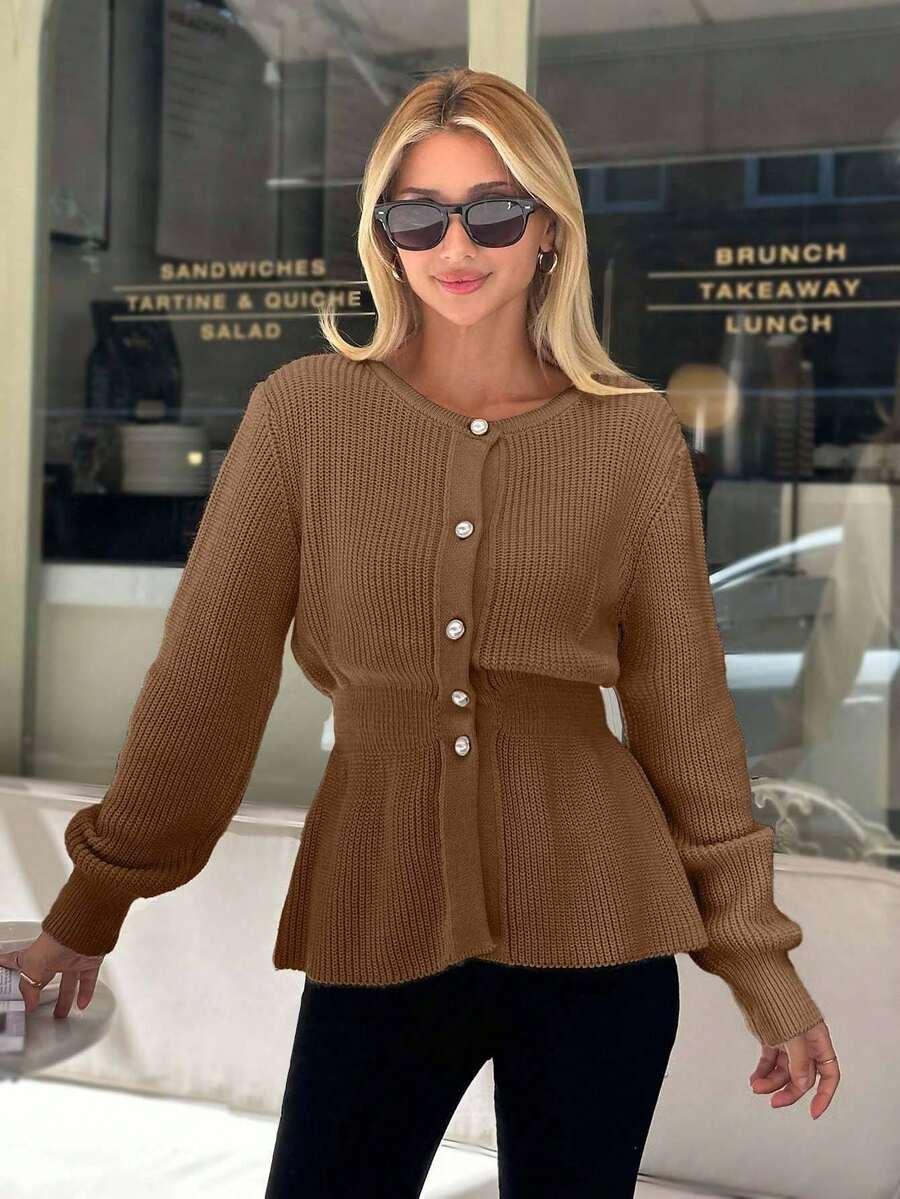 EURMUSE SWETER KARDIGAN BASKINKA GUZIKI PK01__S