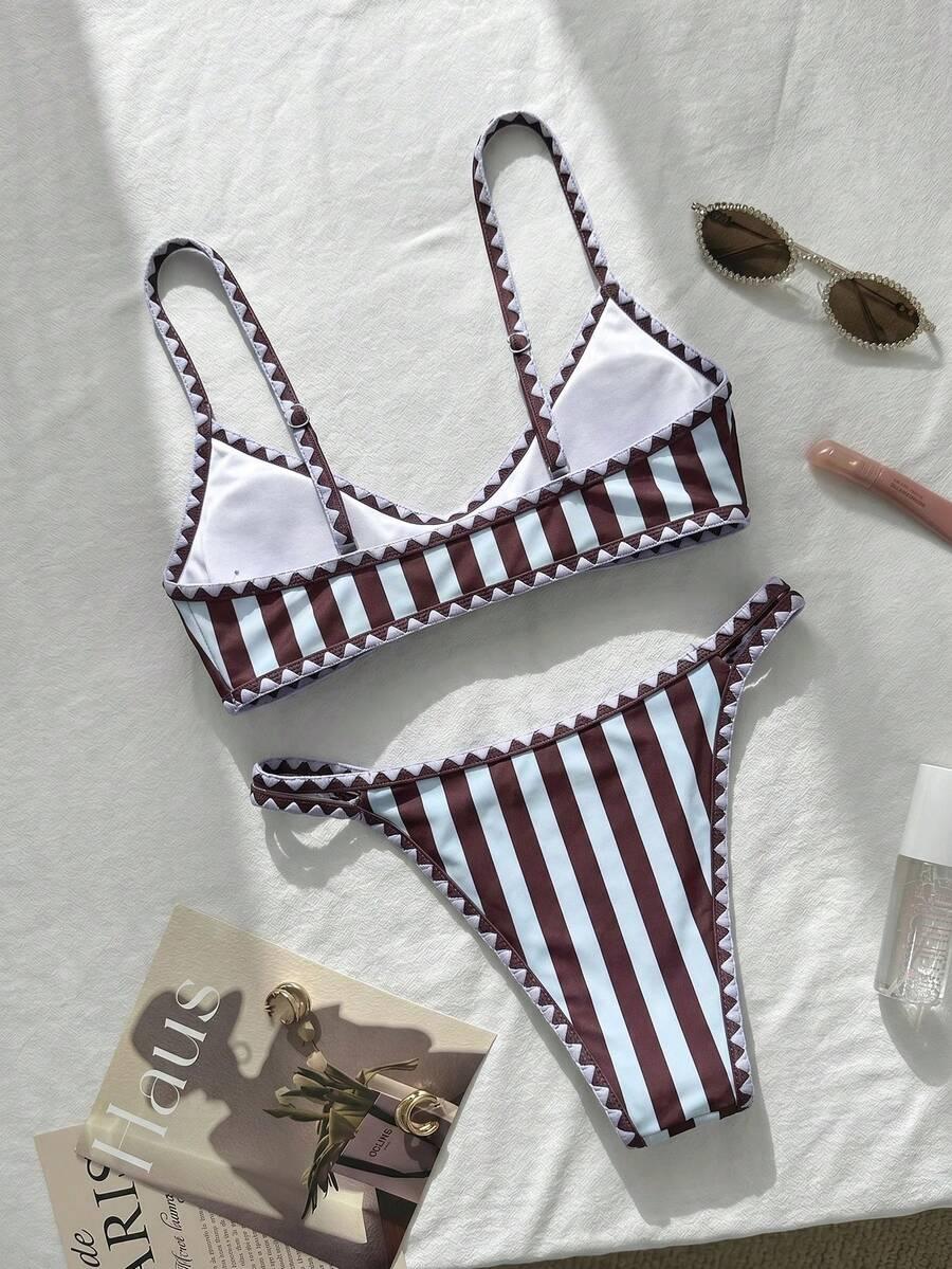 SWIM MOD DWUCZĘŚCIOWY STRÓJ KĄPIELOWY PASKI S09__L