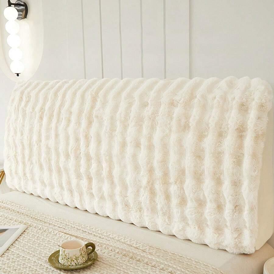 SHEIN BIAŁY POKROWIEC NA ZAGŁÓWEK ŁÓŻKA 70X120CM