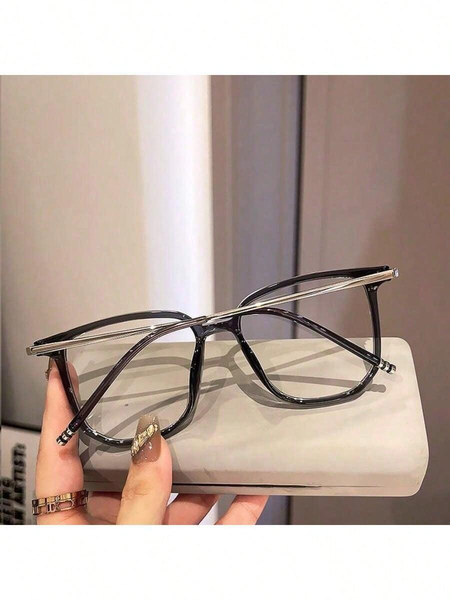 SHEIN CZARNE OKULARY ZERÓWKI S07