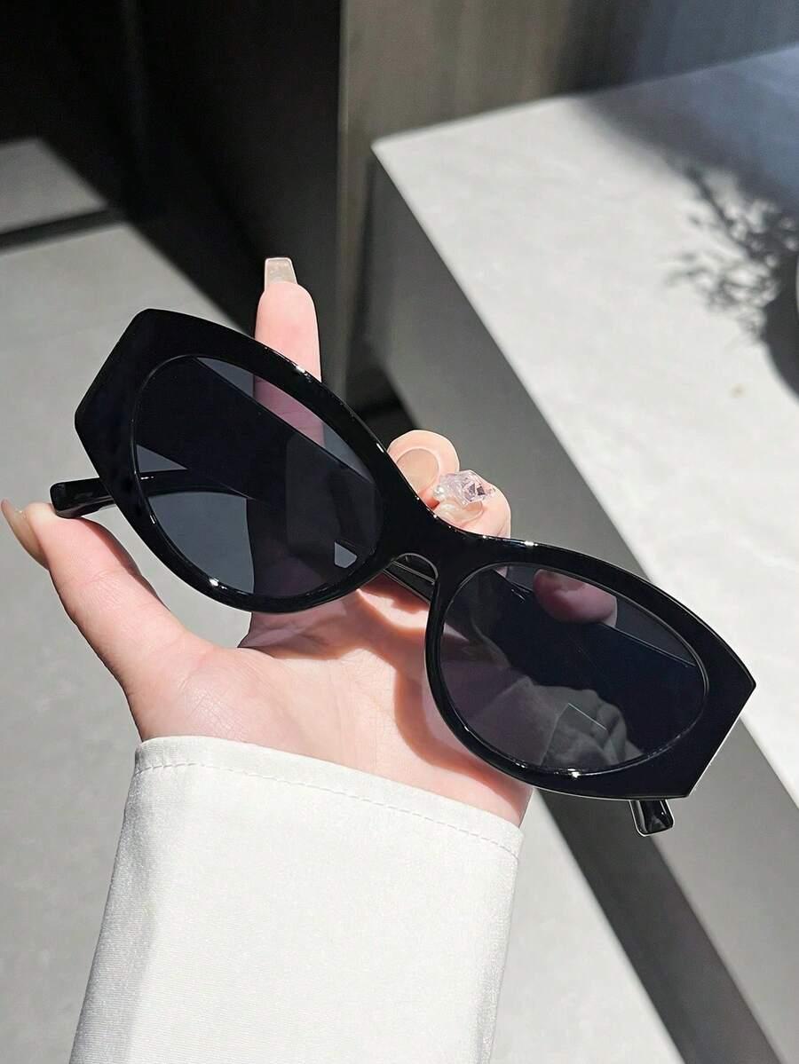 SHEIN CZARNE OKULARY PRZECIWSŁONECZNE S07