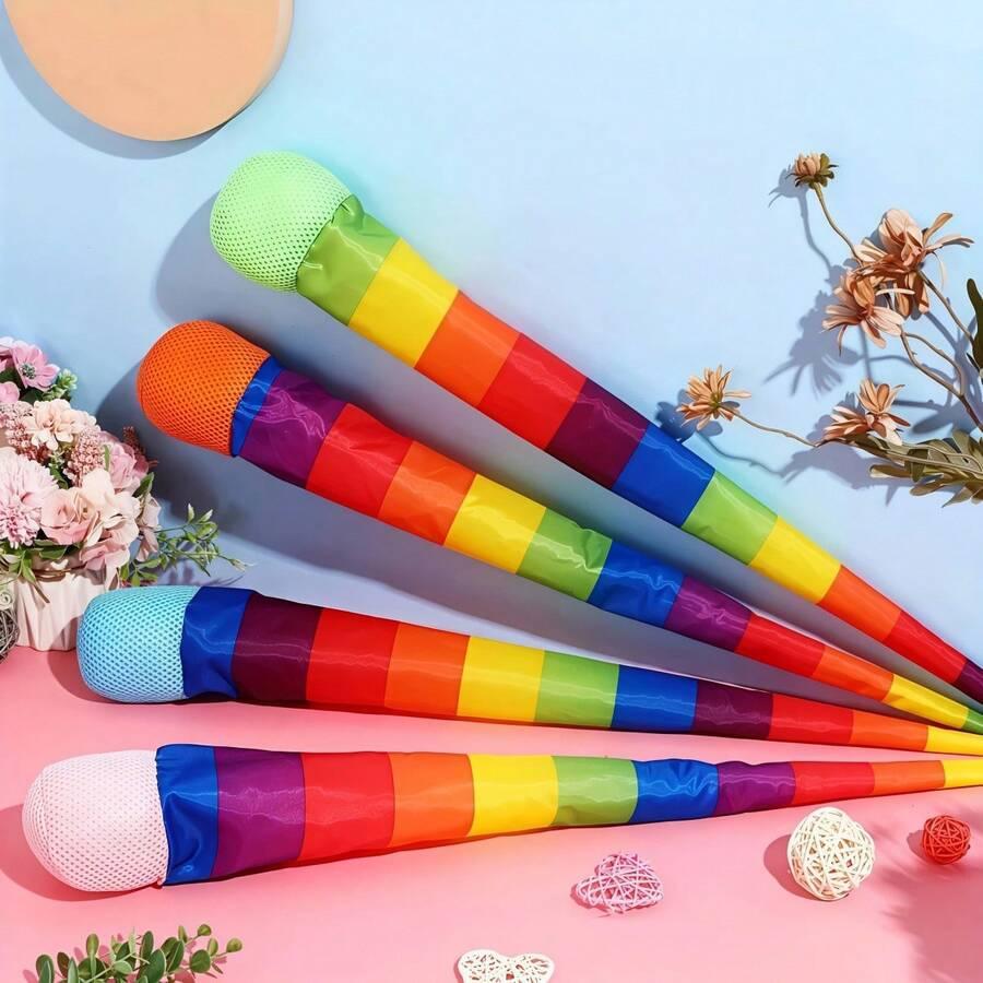 SHEIN NIEBIESKA PIŁKA DO ŁAPANIA TĘCZOWY OGON S07