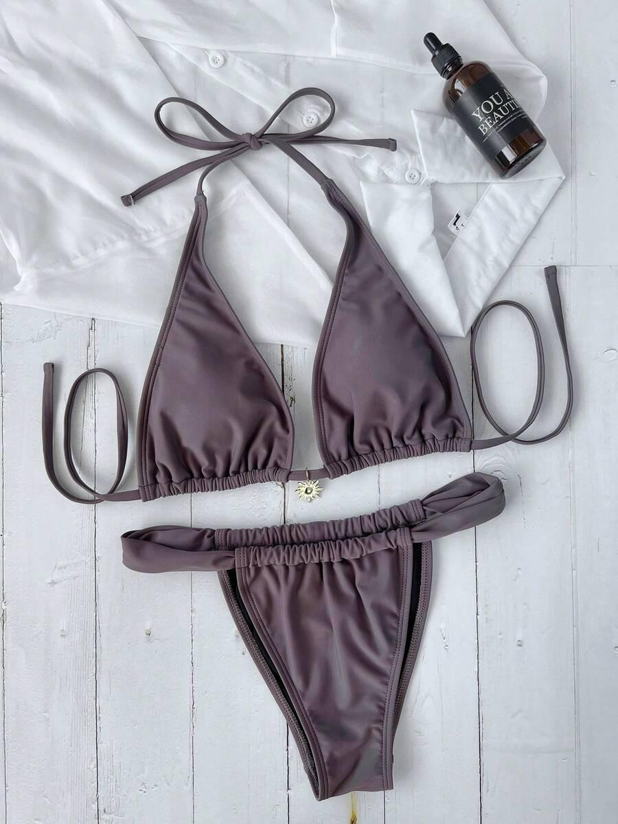 SHEIN DWUCZĘŚCIOWY STRÓJ KĄPIELOWY S09__L