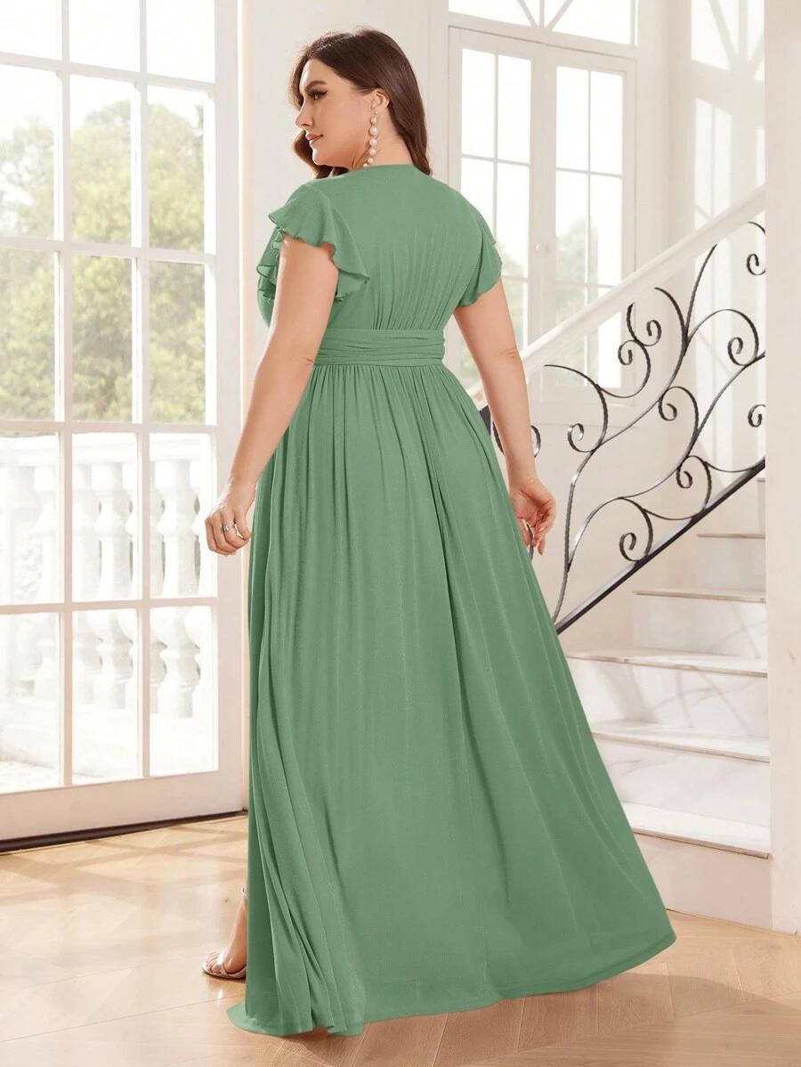 SHEIN ZIELONA MAXI SUKIENKA S06__XXL