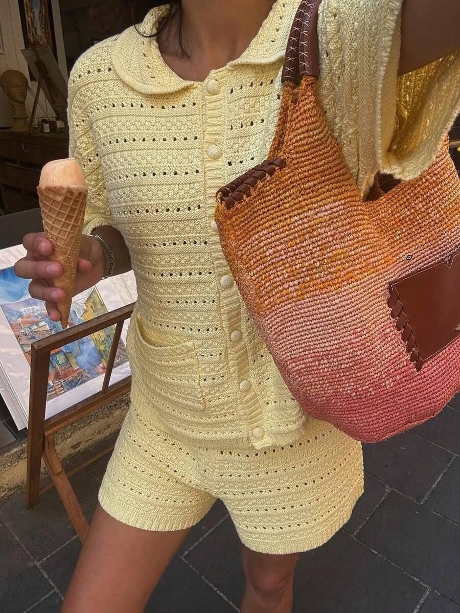 SHEIN SWETER SPODENKI KOMPLET S06__XS
