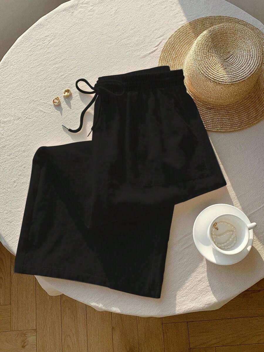 COMFORTCANA CZARNE SPODNIE CASUAL S06__50