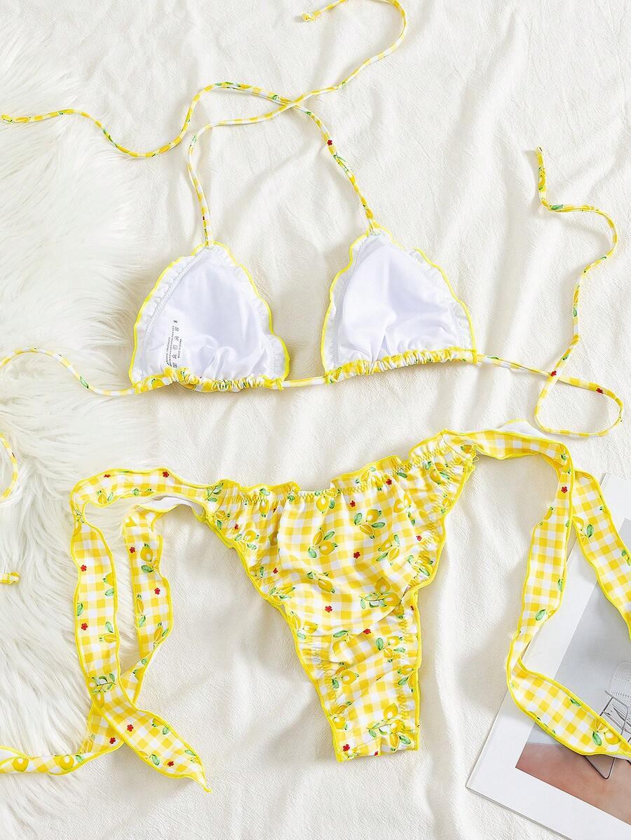 SHEIN DWUCZĘŚCIOWY STRÓJ KĄPIELOWY S09__S
