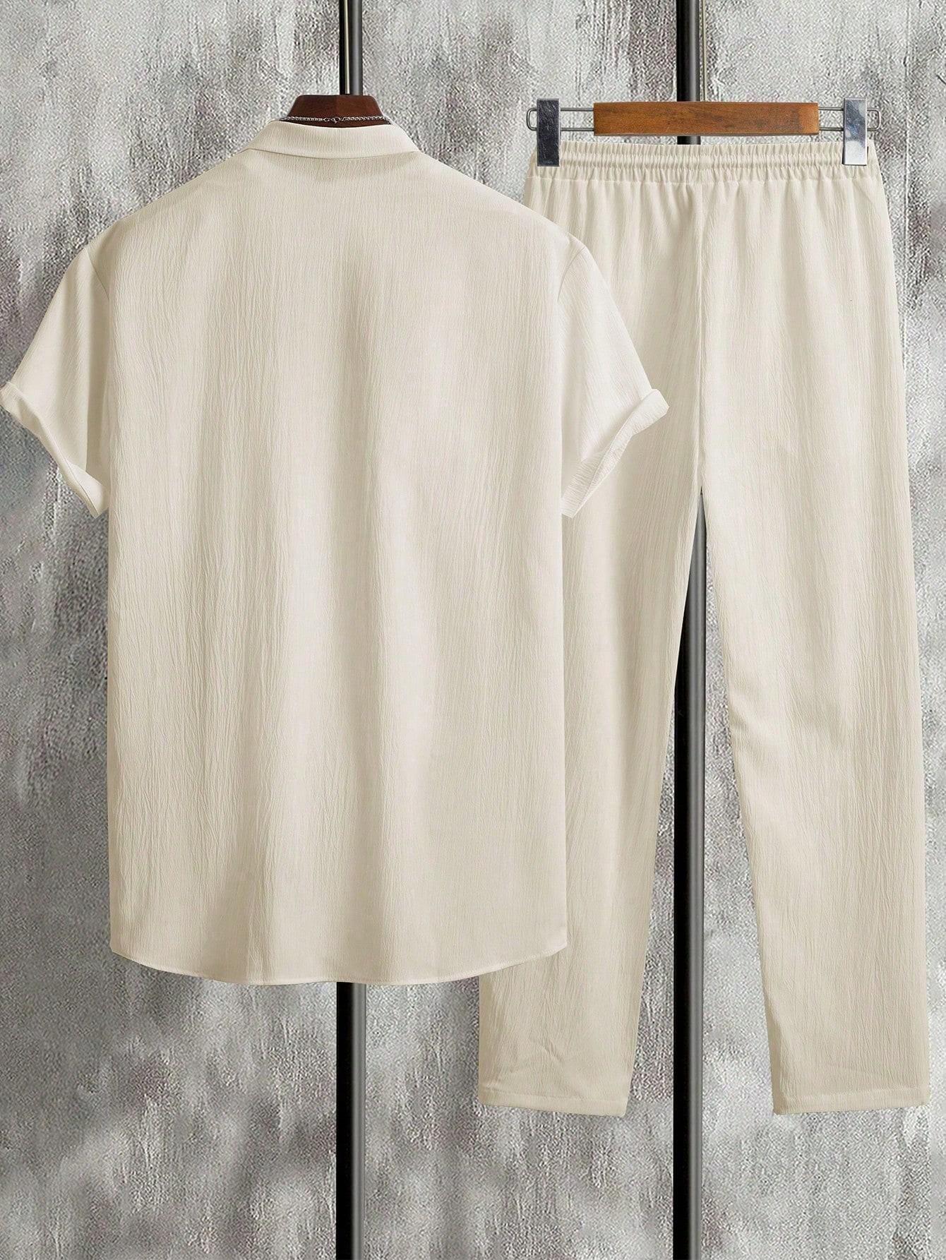 SHEIN KOSZULA SPODNIE KOMPLET S06__XXL
