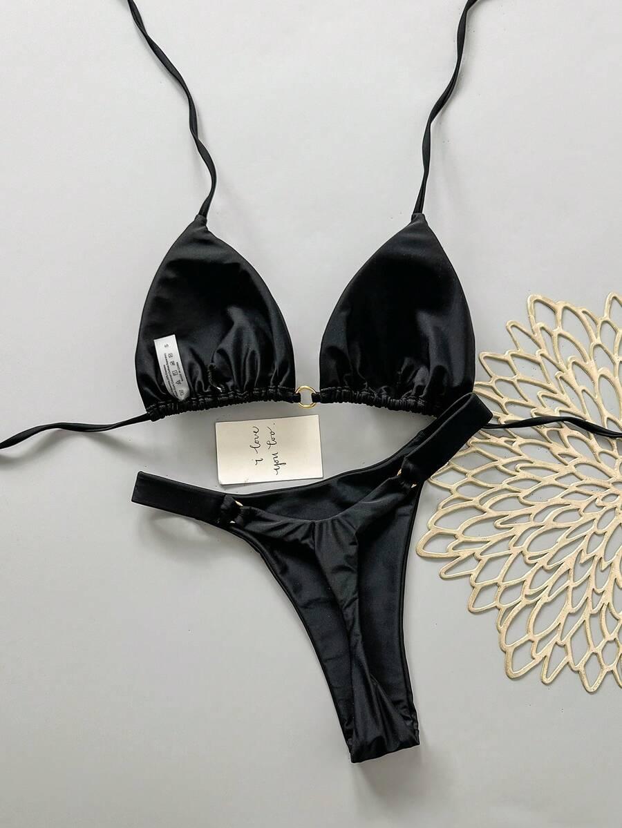 SHEIN DWUCZĘŚCIOWY STRÓJ KĄPIELOWY S09__XS