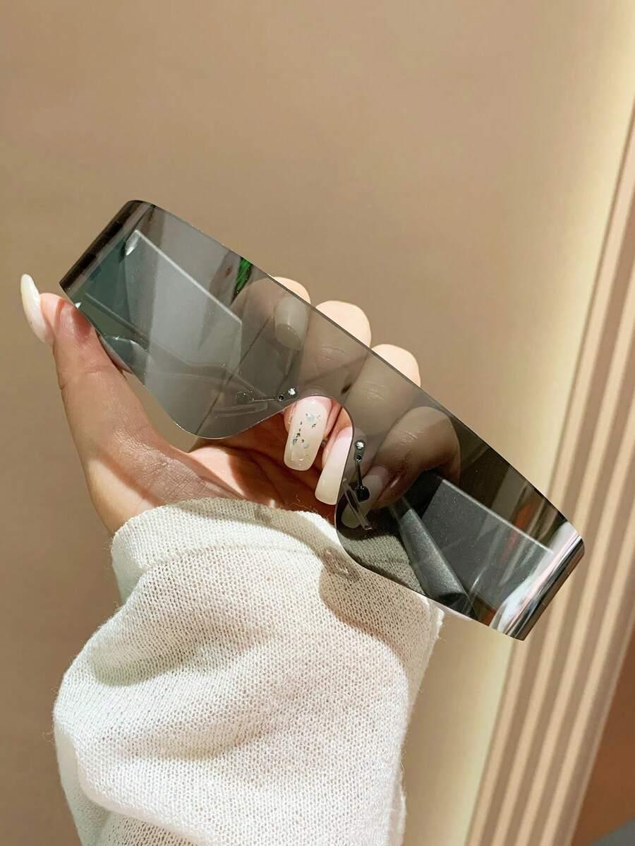 SHEIN SZARE OKULARY PRZECIWSŁONECZNE S07