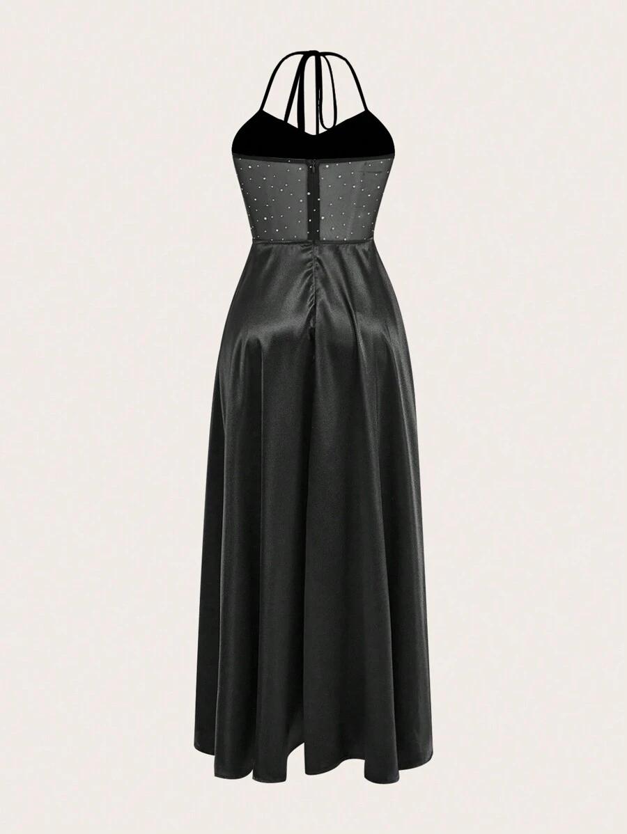 SHEIN CZARNA SUKIENKA MAXI S06__XXL