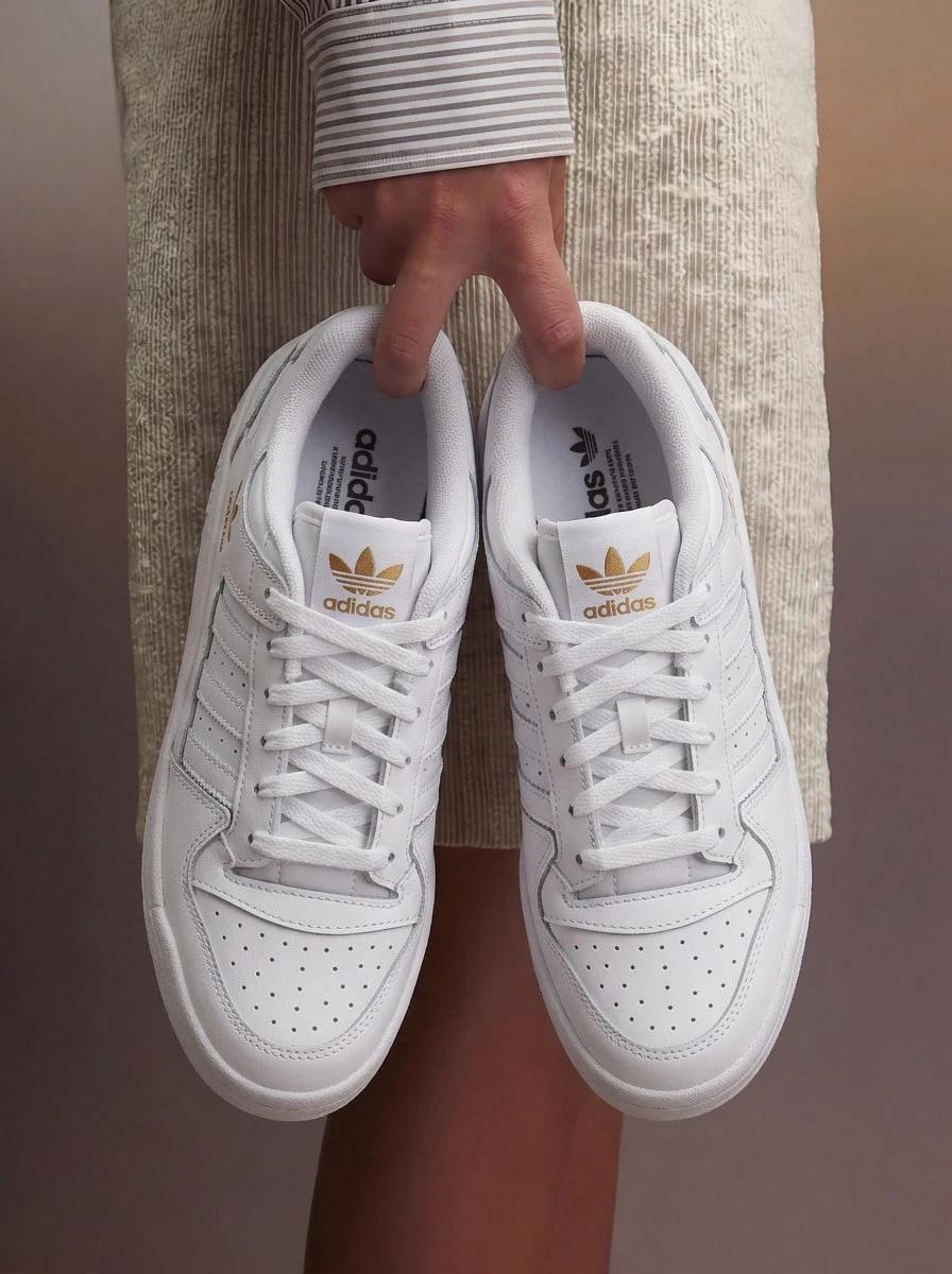 ADIDAS BIAŁE SPORTOWE BUTY FORUM LOW CL W IG0698 S06__38 2/3