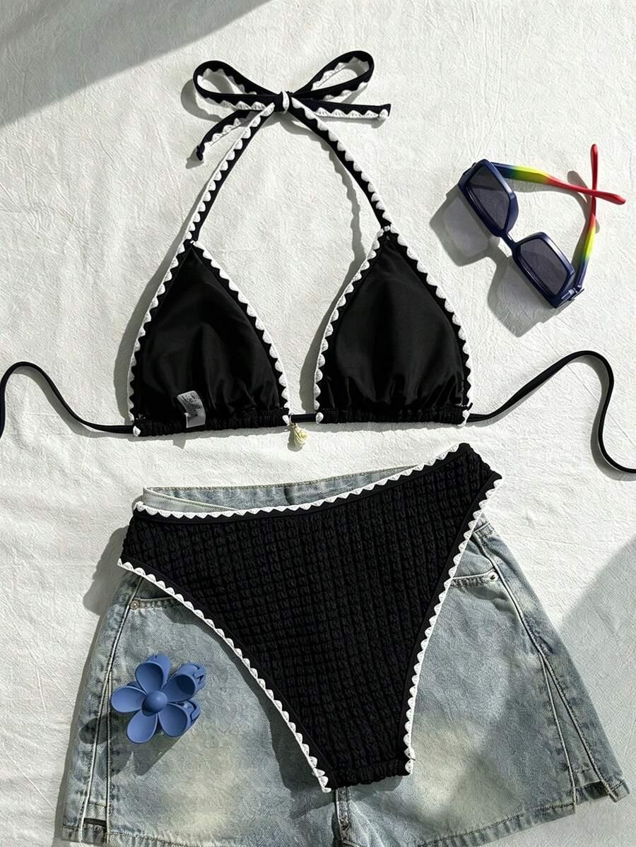 SWIM VCAY DWUCZĘŚCIOWY STRÓJ KĄPIELOWY TEKSTURA S09__L