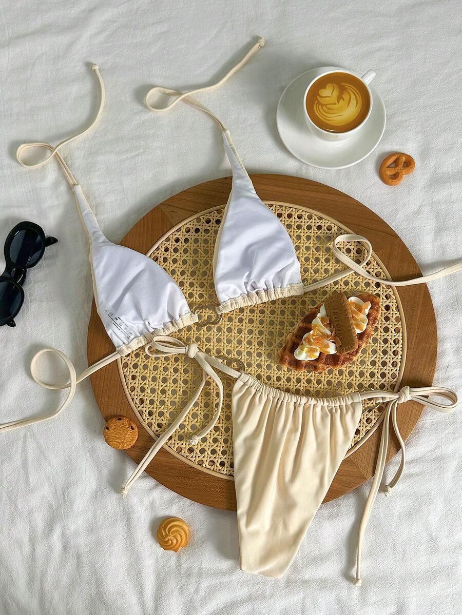 SHEIN DWUCZĘŚCIOWY STRÓJ KĄPIELOWY S09__S