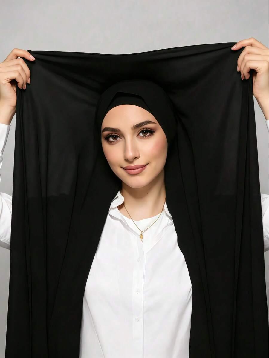 SHEIN CZARNA CHUSTA HIDŻAB S07