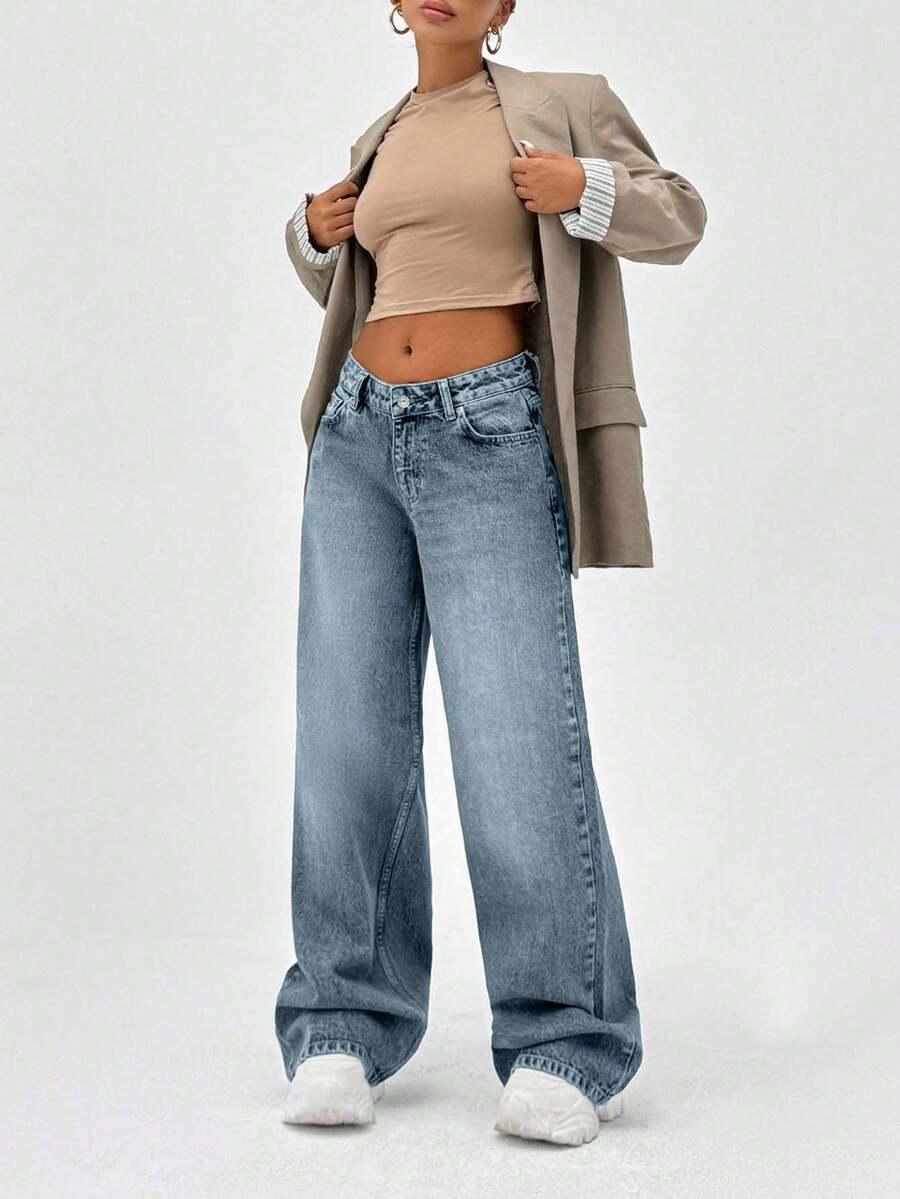 CASUGLOW NIEBIESKIE SPODNIE JEANS S06__XS