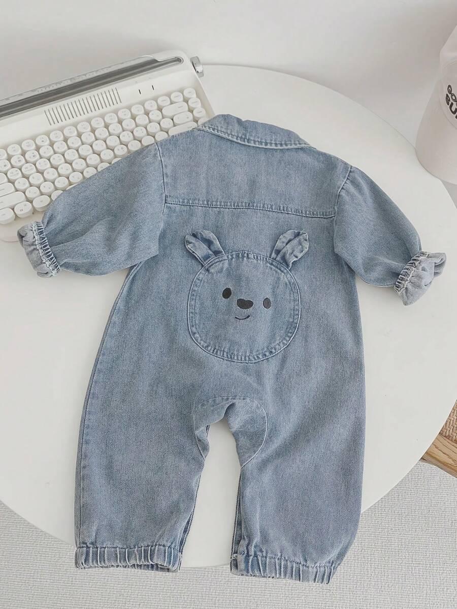 SHEIN NIEBIESKI KOMBINEZON JEANS S06__90