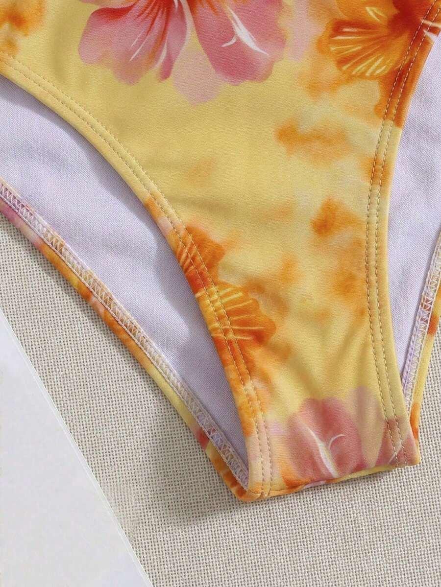 SHEIN DWUCZĘŚCIOWY STRÓJ KĄPIELOWY S09__134/140
