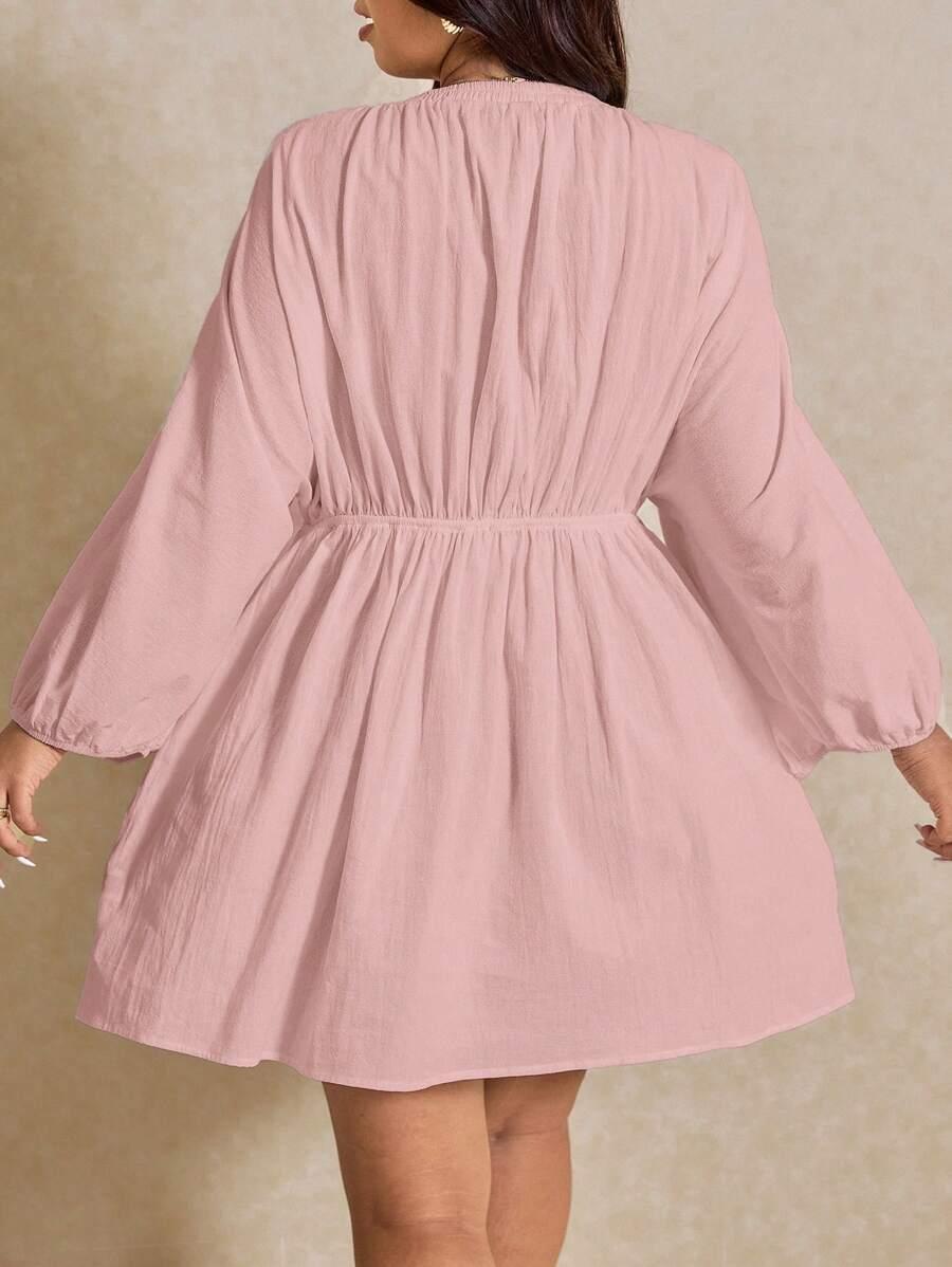 SHEIN RÓŻOWA MINI SUKIENKA S06__46