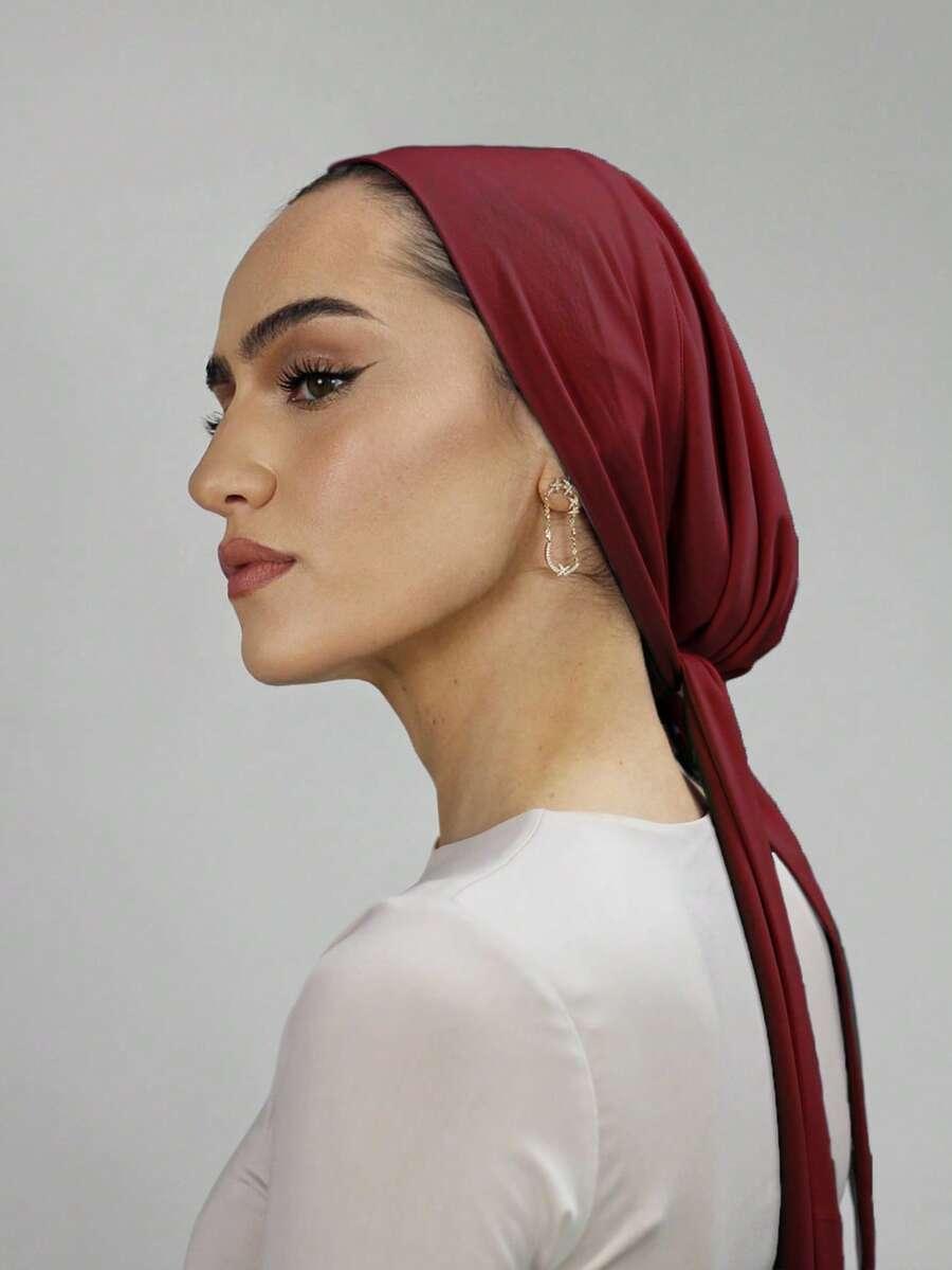 SHEIN CZERWONA CHUSTA HIDŻAB S07