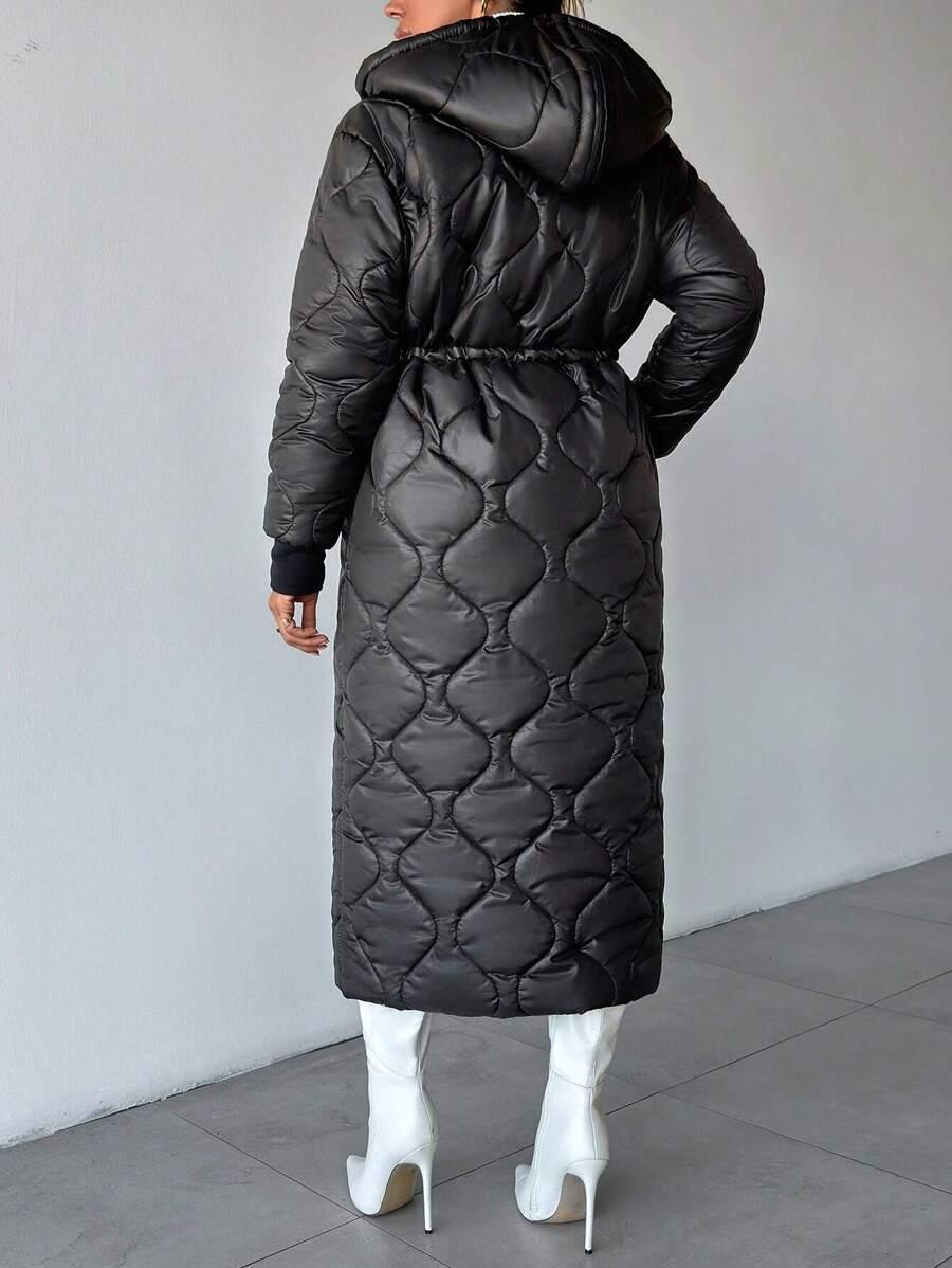 RUECHIC CZARNA PIKOWANA KURTKA W01__L