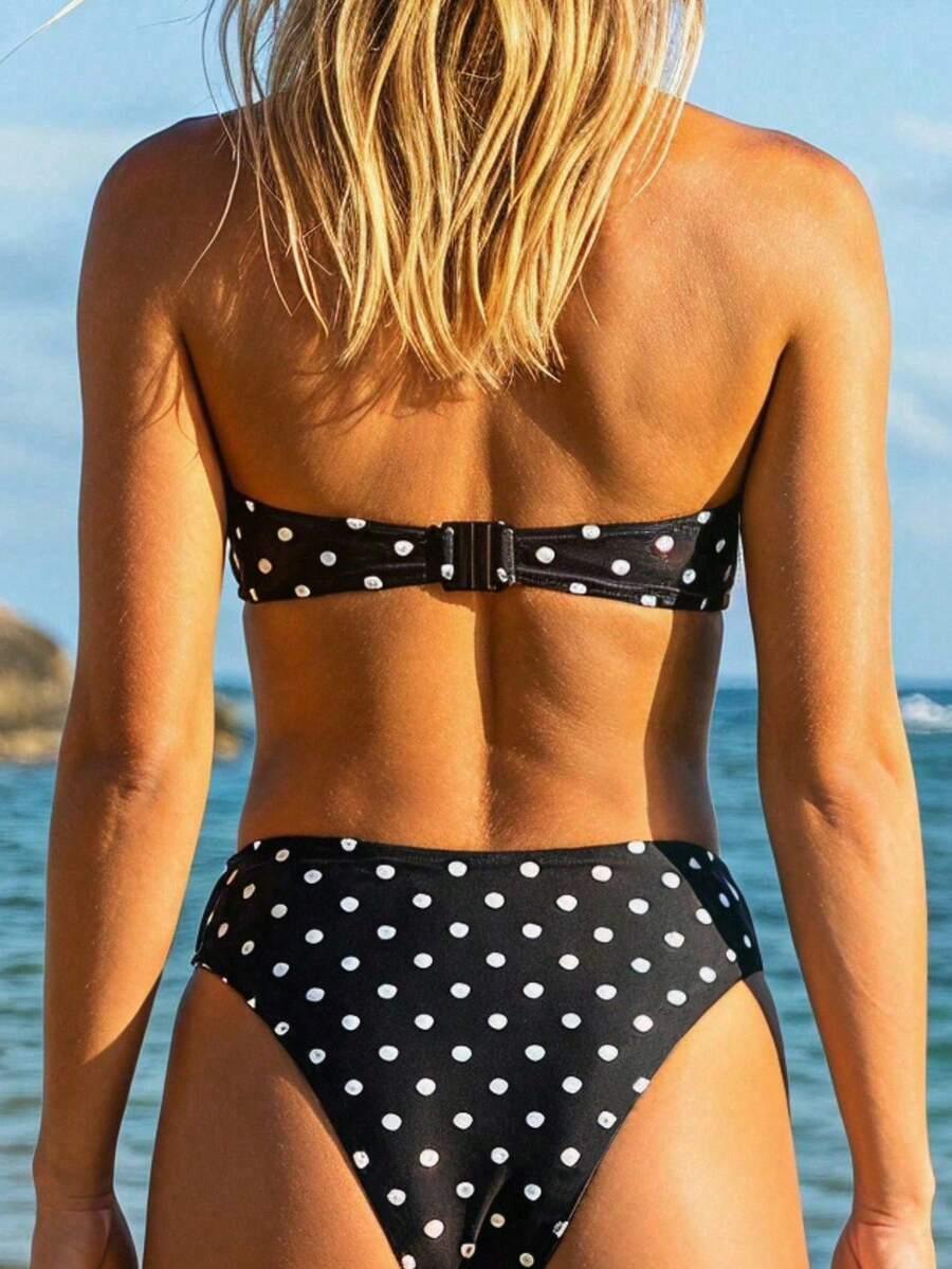 SHEIN DWUCZĘŚCIOWY STRÓJ KĄPIELOWY S09__L