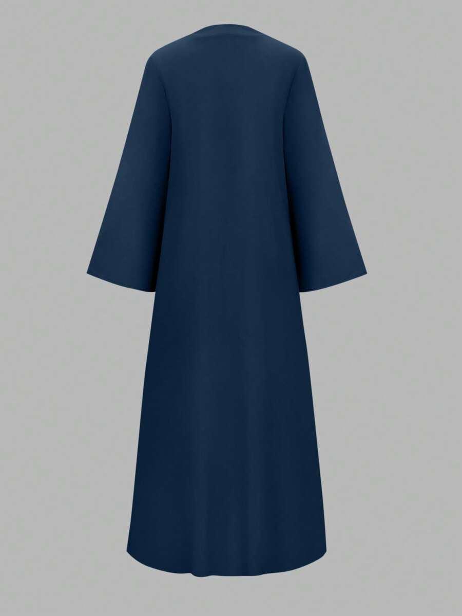 SHEIN NIEBIESKIE KOMPLET SUKIENKA NARZUTKA S06__XL