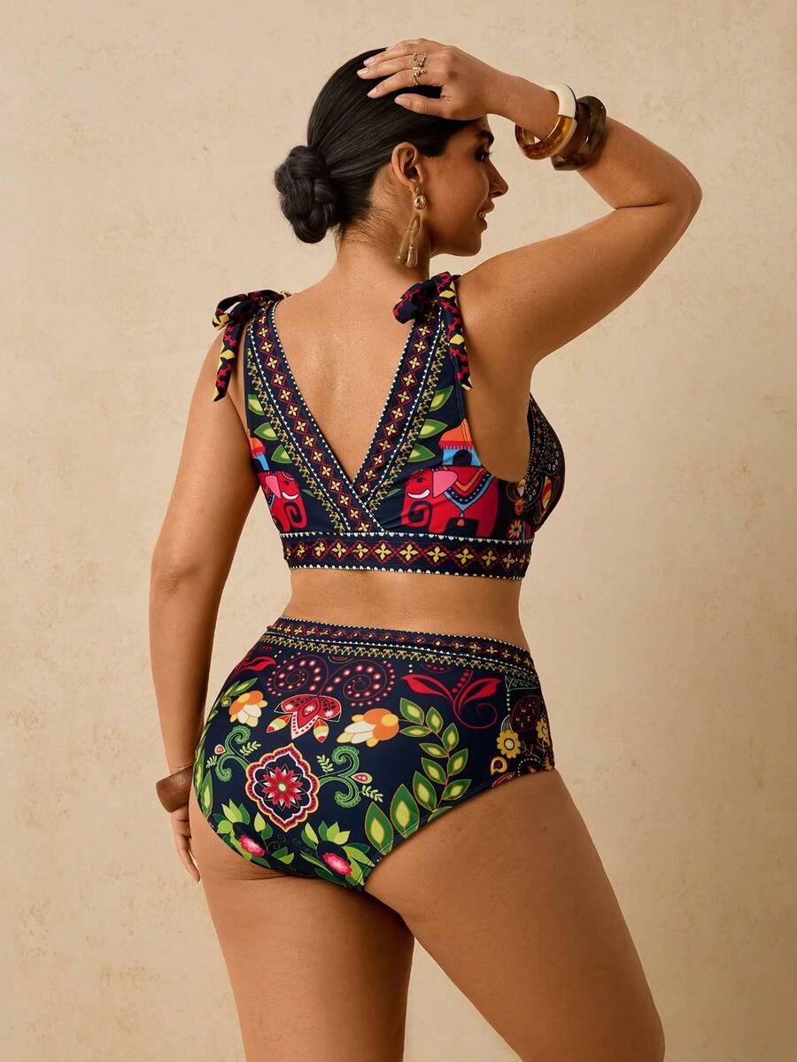 SHEIN DWUCZĘŚCIOWY STRÓJ KĄPIELOWY S09__48