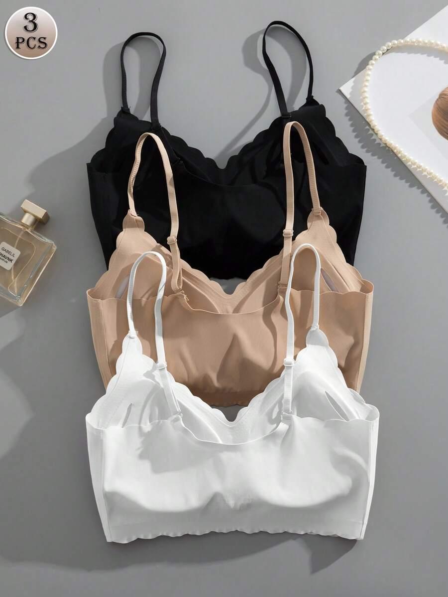 SHEIN BEŻOWY BEZSZWOWY BIUSTONOSZ S09__S