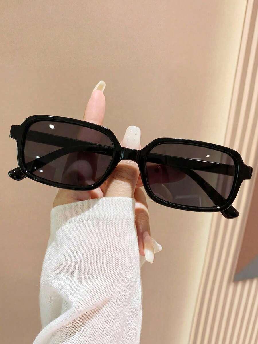 SHEIN CZARNE OKULARY PRZECIWSŁONECZNE S07