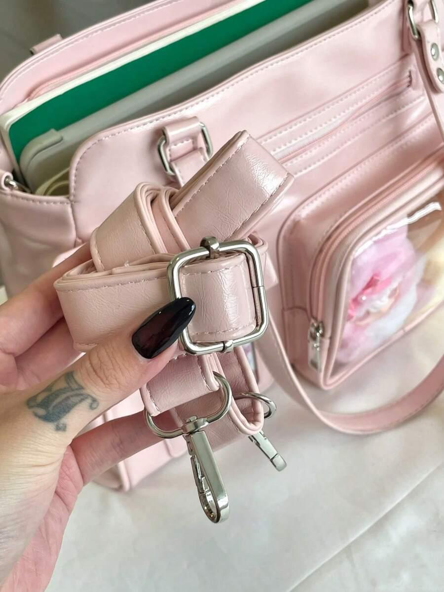 SHEIN RÓŻOWA TOREBKA NA RAMIĘ S07__39X25