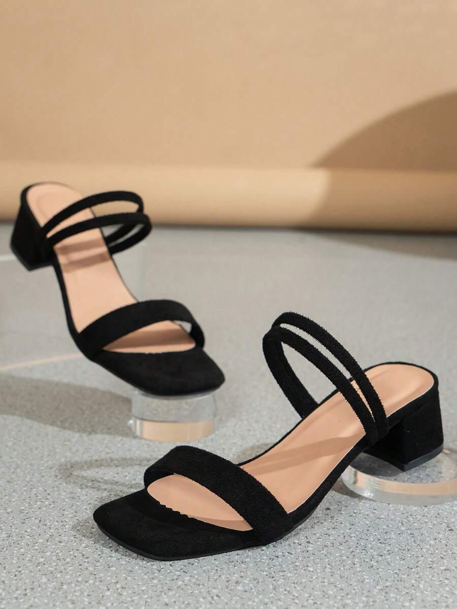SHEIN CZARNE KLAPKI NA OBCASIE S06__39