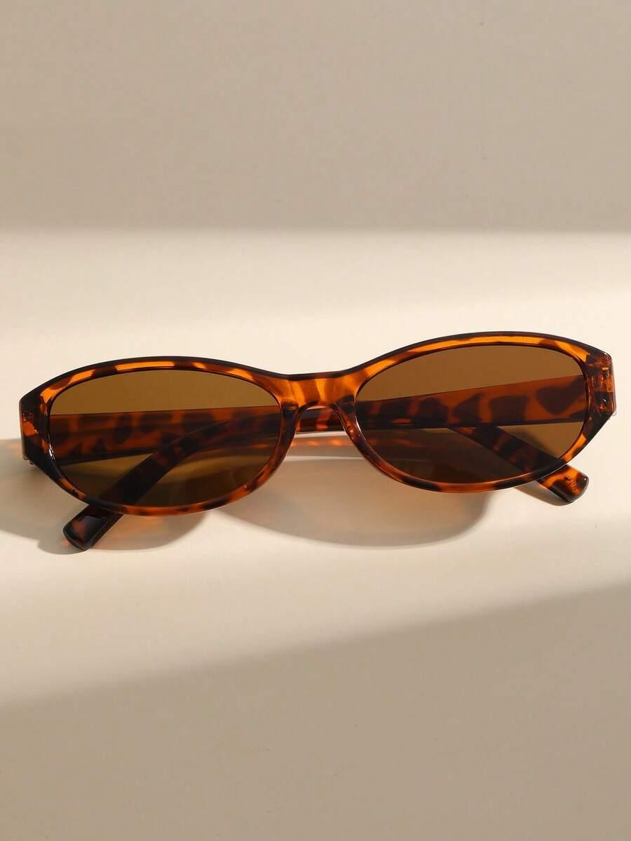 SHEIN OKULARY PRZECIWSŁONECZNE ANIMAL PRINT S07
