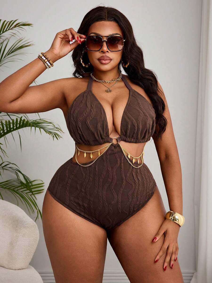 SHEIN JEDNOCZĘŚCIOWY STRÓJ KĄPIELOWY S09__50