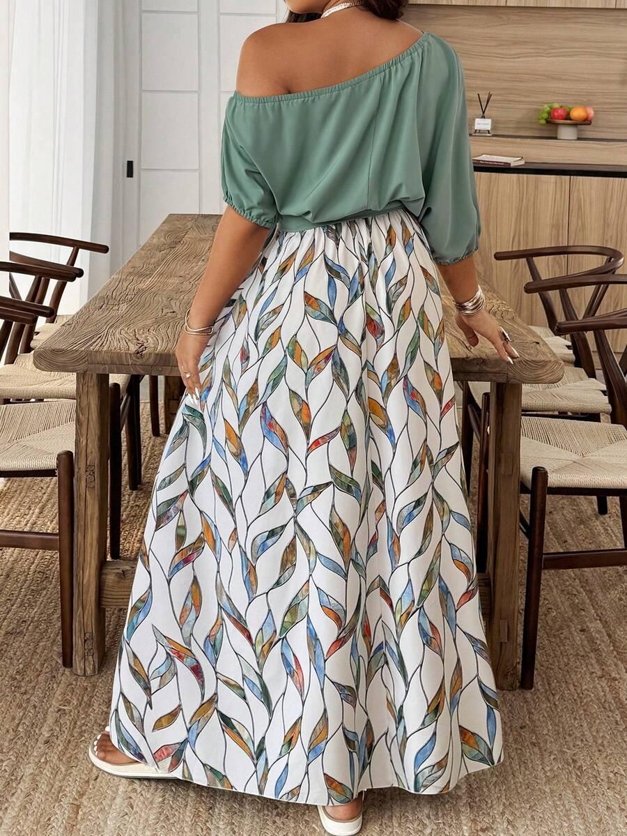 SHEIN KOLOROWA SUKIENKA PRINT S06__46
