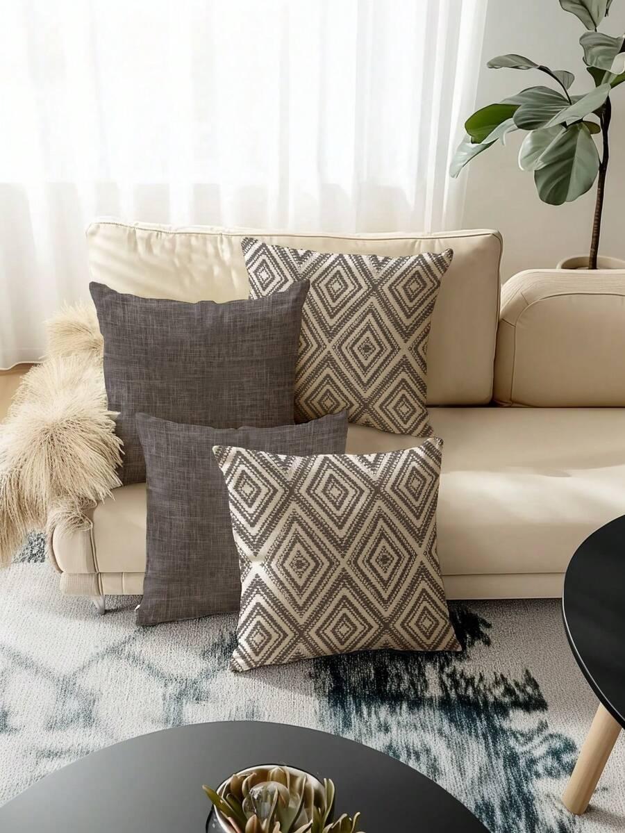 SHEIN POSZEWKA NA PODUSZKĘ 4-PACK S07__40X40CM